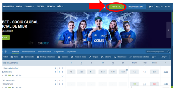 COMO REGISTRARSE EN 1XBET